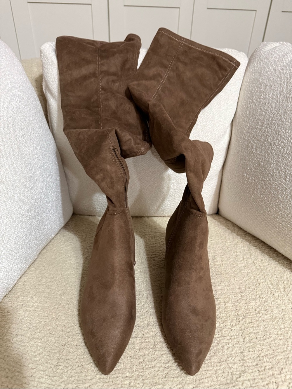 Steve Madden Women's Brown Suede Knee-High Boots